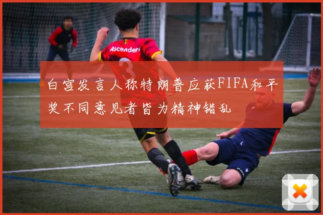 白宫发言人称特朗普应获FIFA和平奖不同意见者皆为精神错乱
